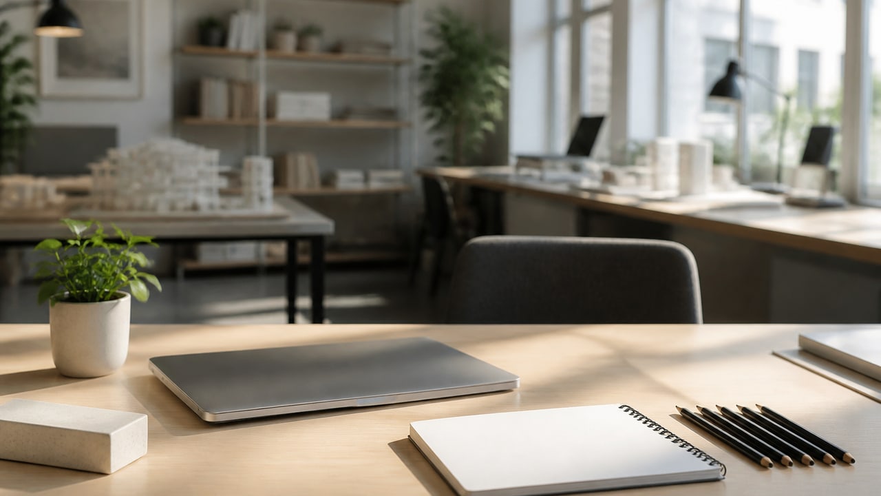 A freshly prepared empty desk for a new team member