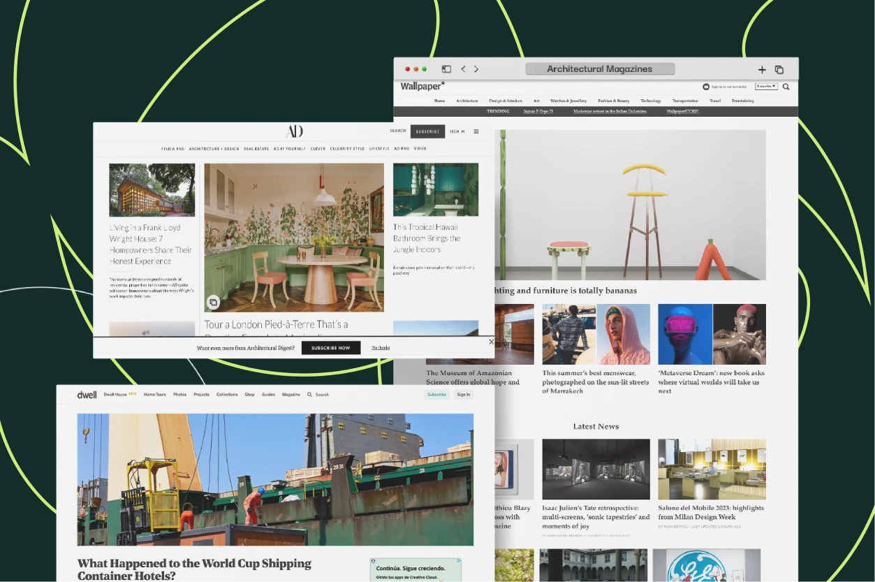 Architectural magazines