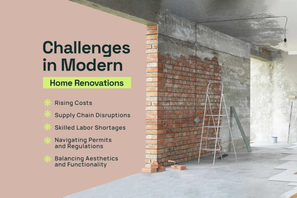 Challenges in renovations